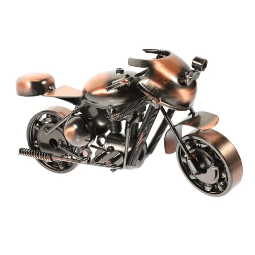 Angoily Motorrad Modell für Jungen Detailliertes Simulationsmotorrad Eisen Dekorative Handwerkskunst für Kinder für Sammler als Wohnaccessoire oder Spielzeug von Angoily