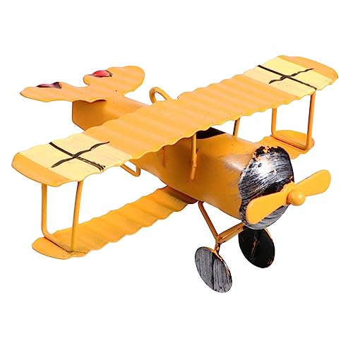 Angoily Eisernes Flugzeugmodell Vintage Desktop Ornament Abnehmbares Retro Eisen Flugzeug Kreative Dekoration für Kinderzimmer Geschenkidee für Familie und Angoily Eisernes Flugzeugmodell Vintage Desktop Ornament Abnehmbares Retro Eisen Flugzeug Kreative Dekoration für Kinderzimmer Geschenkidee für Familie und von Angoily