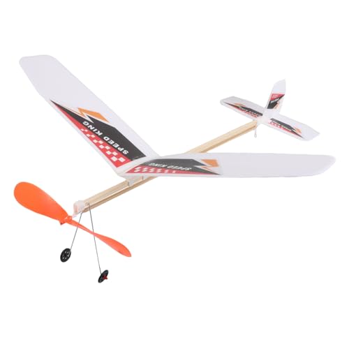 Angoily Gummibandbetriebener DIY Segelflugzeug Bausatz Leichtes Langlebiges Einzelflügel Modellspielzeug für Fantasievolles Basteln und Langstreckenflug Indoor Outdoor Party Angoily Gummibandbetriebener DIY Segelflugzeug Bausatz Leichtes Langlebiges Einzelflügel Modellspielzeug für Fantasievolles Basteln und Langstreckenflug Indoor Outdoor Party von Angoily
