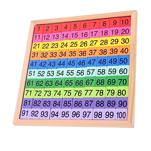 Angoily Holz Mathe Lernspielzeug Für Interaktives Rechenspielzeug Mit Zahlenbrett Montessori Pädagogisches Zählen Und Mathematik Sicher Und Langlebig von Angoily