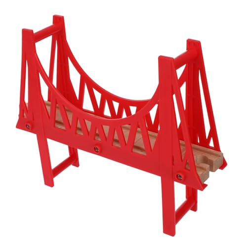 Angoily Holzeisenbahn Brückenmodell Abnehmbar Doppelschichtiges Design Langlebig Kreative Spielzeugzubehör Kompatibel mit Großen Holzbahnsets für Zuhause und Schule Angoily Holzeisenbahn Brückenmodell Abnehmbar Doppelschichtiges Design Langlebig Kreative Spielzeugzubehör Kompatibel mit Großen Holzbahnsets für Zuhause und Schule von Angoily