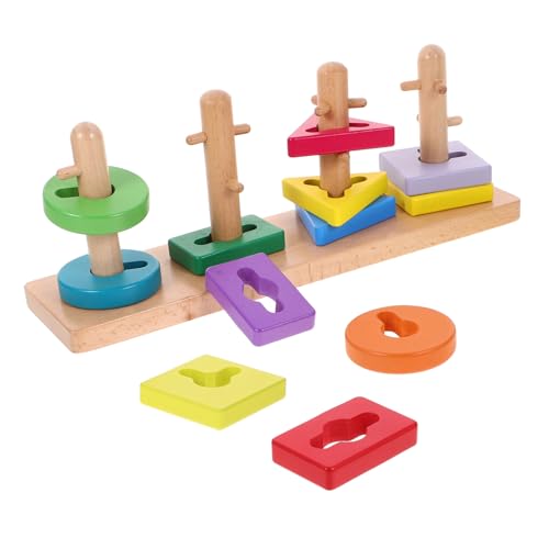 Angoily Holzspielzeug Geometrische Formen Set Teilig Buntes Lernspielzeug für Fördert Logisches Kreativität Eltern Junge Mädchen Interaktion Sicher Langlebig Angoily Holzspielzeug Geometrische Formen Set Teilig Buntes Lernspielzeug für Fördert Logisches Kreativität Eltern Junge Mädchen Interaktion Sicher Langlebig von Angoily