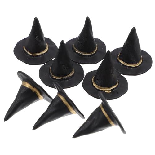 Angoily Hüte – 20 Stück Halloween-Mini-Hexenhüte Aus Filz Winzige Weinflaschenhüllen Hexenhut Flaschenaufsatz Für Diy-Bastelarbeiten Halloween-Partyzubehör Angoily Hüte – 20 Stück Halloween-Mini-Hexenhüte Aus Filz Winzige Weinflaschenhüllen Hexenhut Flaschenaufsatz Für Diy-Bastelarbeiten Halloween-Partyzubehör von Angoily
