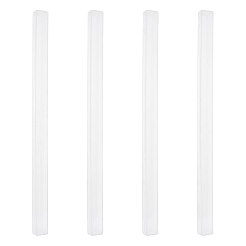 Angoily Mahjong Mah Jongg Rack aus Acryl, tragbar, Mahjongg-Rack, transparent, Mahjongg-Rack, Mini-Mahjong-Zubehör für Reisen, Party, Picknick, 4 Stück von Angoily