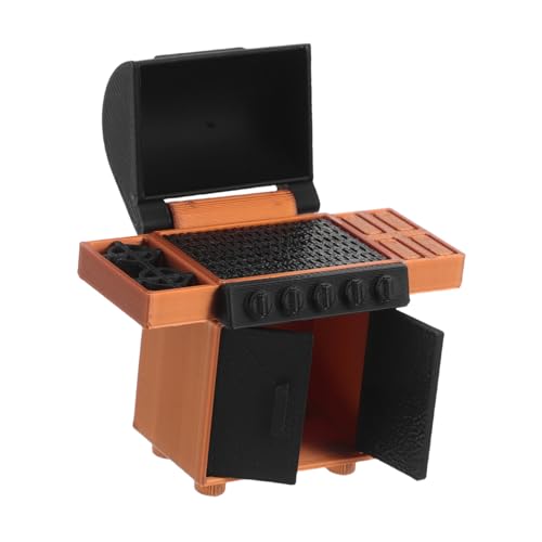 Angoily Maßstab Realistisch Gestaltetes Modell Vielseitiges Mini Kochgerät für Puppenhaus Gartenszene Outdoor Diorama Dekoratives Küchenzubehör von Angoily