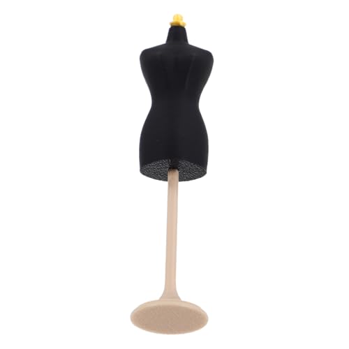 Angoily Mini Puppen mit Abnehmbarem Standfuß Schwarzes Miniatur Model für Kinderkleidung Design Schmuck und Bastel Display Vielseitig für Puppenmode und Accessoires Angoily Mini Puppen mit Abnehmbarem Standfuß Schwarzes Miniatur Model für Kinderkleidung Design Schmuck und Bastel Display Vielseitig für Puppenmode und Accessoires von Angoily