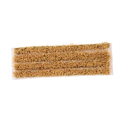 Angoily Modell Grasstreifen für Landschaftsdekoration Kunststoff Weizenfeld Deko Geeignet für Sandtisch Miniatur Sträucher Modellbau Gartendeko Außen DIY Landschaftsbau von Angoily