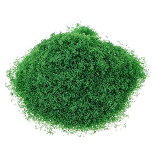 Angoily Pulversandmodell Baumaterial Sandtisch, Geländepulver Kunstrasen-modelldekor Landschaftslandschaftsbaummodell Landschaftsgraspulver Modell Graspulver Sandtischmodell Plastik Grün von Angoily