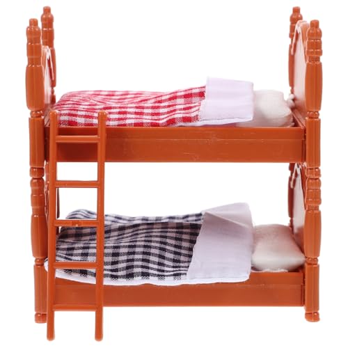 Angoily Puppen-Etagenbett Aus Holz Puppenhausmöbel Puppenhaus-Dekoration Zubehör Simulation Puppenhaus Miniatur-Etagenbett DIY-Puppenbetten Mit Leiter Angoily Puppen-Etagenbett Aus Holz Puppenhausmöbel Puppenhaus-Dekoration Zubehör Simulation Puppenhaus Miniatur-Etagenbett DIY-Puppenbetten Mit Leiter von Angoily
