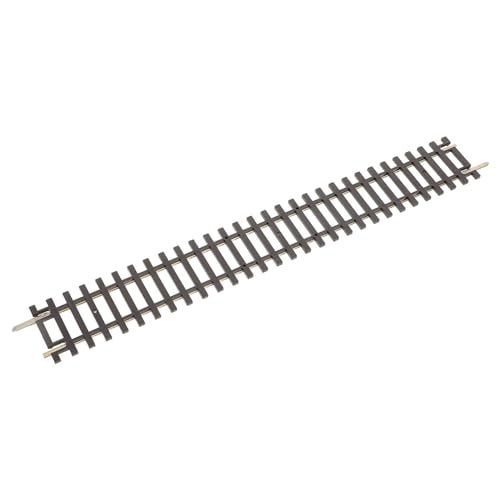 Angoily Schienen Züge Spuren Messgerät Gebogene Bahnstrecke Modelleisenbahn spielzeugeisenbahn Miniaturzug Sandtisch Baumaterial Mikro-Landschafts-Bahngleis-Ornamente Plastik Coffee von Angoily