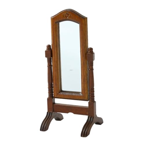 Angoily Tiny Dollhouse Mirror Verstellbarer Vintage Miniatur Dressing Mirror Dollhouse Schlafzimmer Möbelmodell Für Kinder So Tun, Als Spielen Angoily Tiny Dollhouse Mirror Verstellbarer Vintage Miniatur Dressing Mirror Dollhouse Schlafzimmer Möbelmodell Für Kinder So Tun, Als Spielen von Angoily
