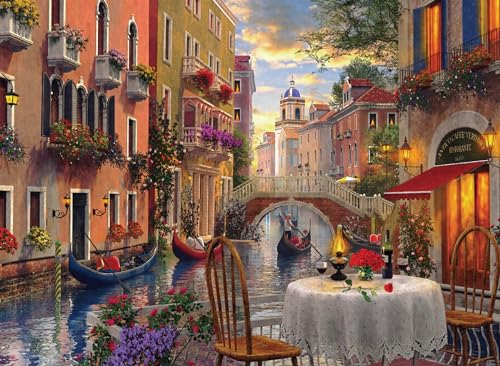 Puzzle für Erwachsene, 500 Teile, romantisches Venedig-Puzzle, 50,1 x 38,1 cm, 500 Teile für Kinder und Erwachsene, italienisches Puzzle, 500 Teile für Erwachsene, Herausforderung Lernspielzeug Puzzle für Erwachsene, 500 Teile, romantisches Venedig-Puzzle, 50,1 x 38,1 cm, 500 Teile für Kinder und Erwachsene, italienisches Puzzle, 500 Teile für Erwachsene, Herausforderung Lernspielzeug von Anguis