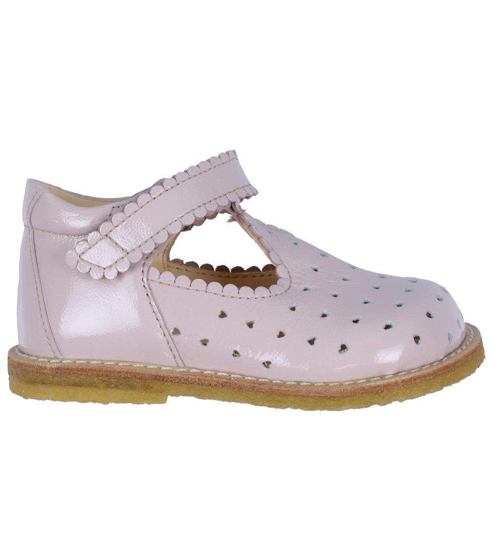 Angulus Ballerinas - Pale Rose m. Herzen - Angulus - 25 - Leder-Krabbelschuhe Angulus Ballerinas - Pale Rose m. Herzen - Angulus - 25 - Leder-Krabbelschuhe von Angulus