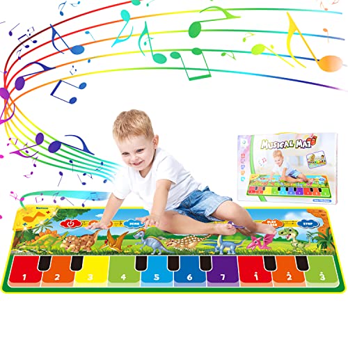 AniSqui Klavier Playmat, große Größe (43 * 14 Zoll) lustige Tanzmatte, Kinderspielzeug ab mädchen, Geschenk für mädchen Kinder von AniSqui