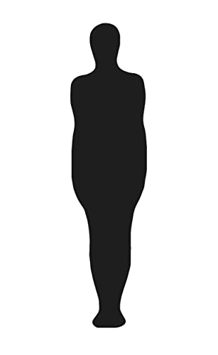 Aniler Zentai Kostüm für Damen und Herren, aus Elasthan, Größe M, Schwarz Aniler Zentai Kostüm für Damen und Herren, aus Elasthan, Größe M, Schwarz von Aniler