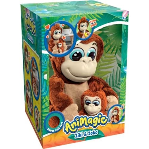 Animagic 929010 AM Ziki & Zoko Gorillas, Mehrfarbig Animagic 929010 AM Ziki & Zoko Gorillas, Mehrfarbig von Animagic