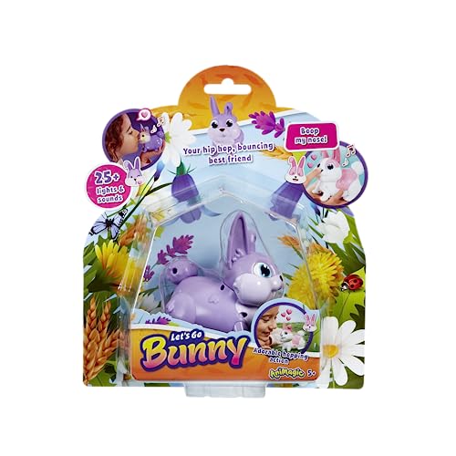 Animagic Let's Go Bunny Lila, Spielzeug für Kinder ab 5 Jahren, Interaktives Plüschkaninchen Animagic Let's Go Bunny Lila, Spielzeug für Kinder ab 5 Jahren, Interaktives Plüschkaninchen von Animagic