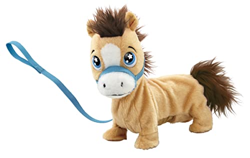 Animagic Pumpkin the Pony, Interaktives Stofftier für Kinder ab 2 Jahren, Plüschtier Pferd von Animagic