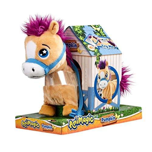 Animagic: Kürbis das Shetland Pony | Mein wackelndes Wackeln, Wackeln, Laufendes Pony! | Interaktives Pony-Spielzeug mit vielen Bewegungen und Geräuschen | Für Kinder ab 2 Jahren Animagic: Kürbis das Shetland Pony | Mein wackelndes Wackeln, Wackeln, Laufendes Pony! | Interaktives Pony-Spielzeug mit vielen Bewegungen und Geräuschen | Für Kinder ab 2 Jahren von Animagic