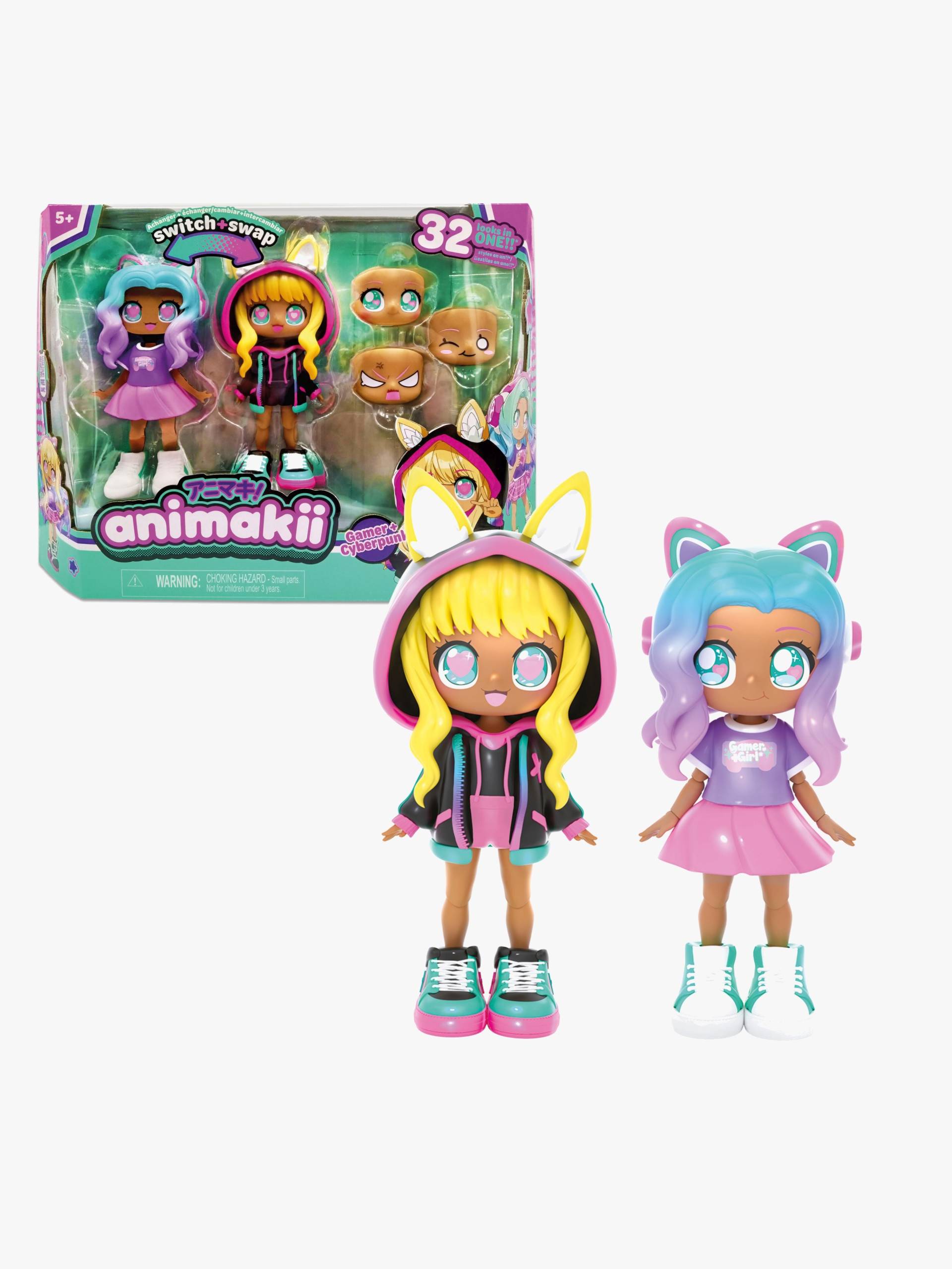 Animakii Puppenset Cyberpunk &  Gamer von Animakii