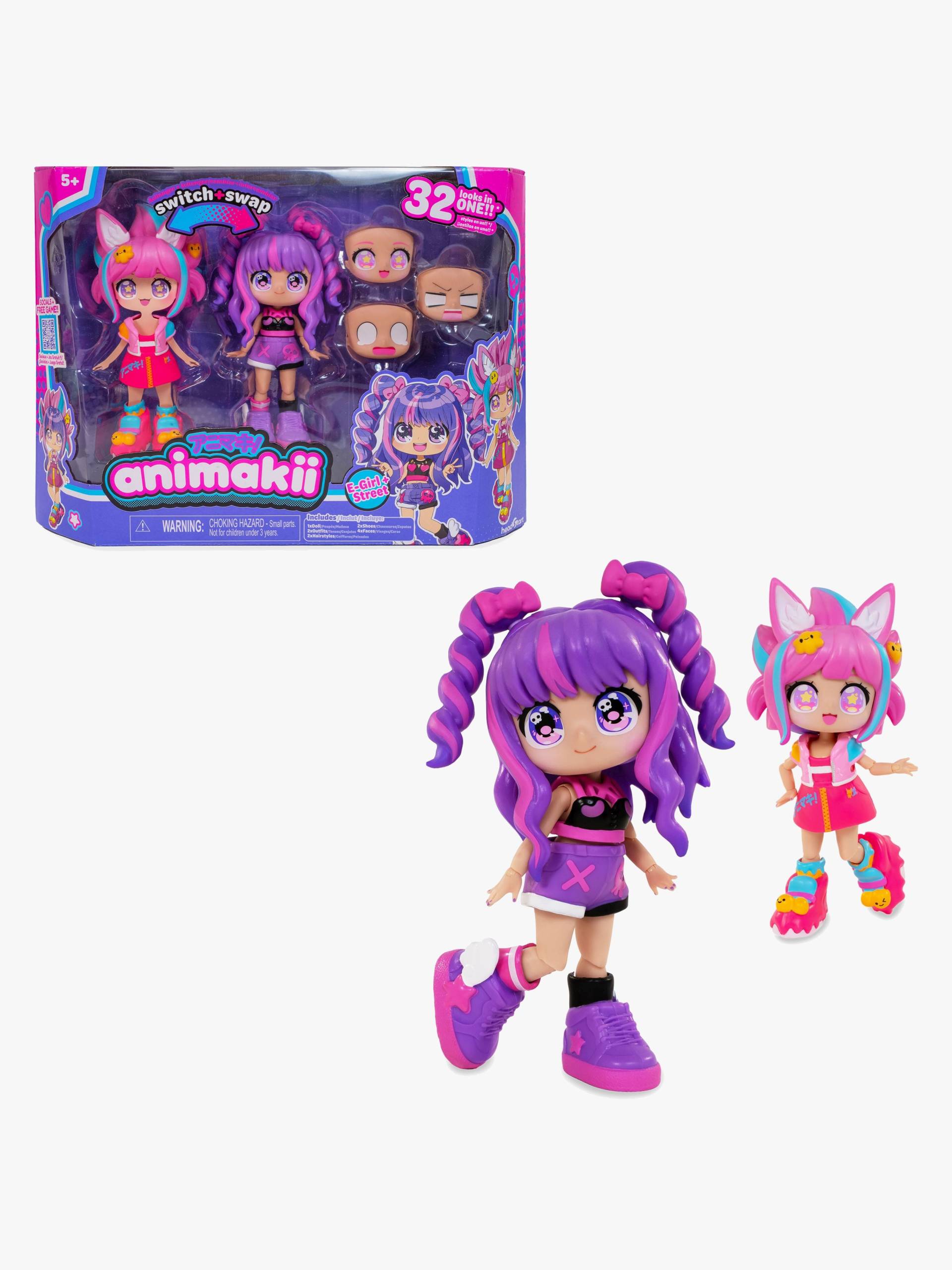 Animakii Puppenset E-Girl & Gyaru Animakii Puppenset E-Girl & Gyaru von Animakii