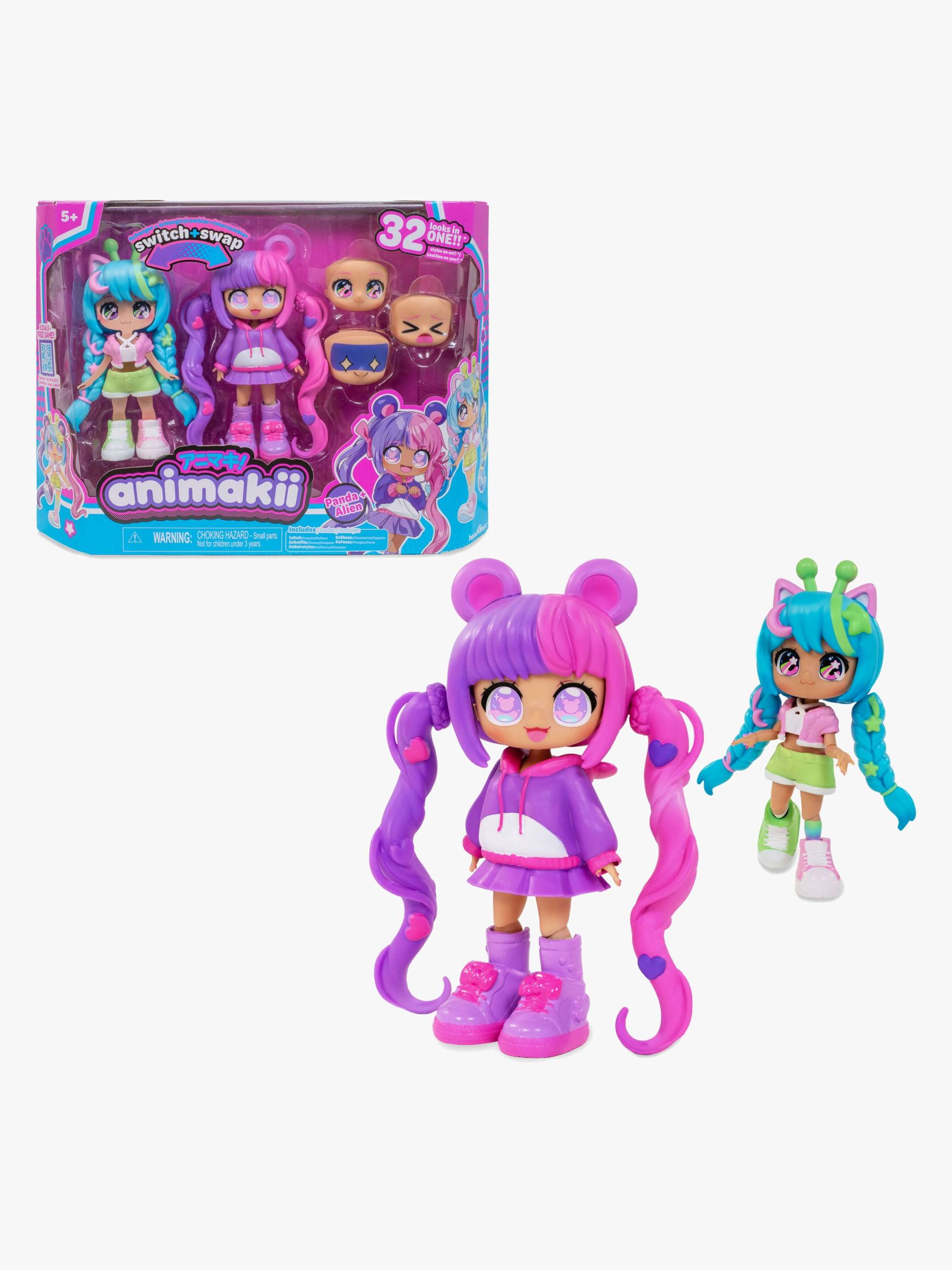 Animakii Puppenset Panda & Alien Kitty Animakii Puppenset Panda & Alien Kitty von Animakii
