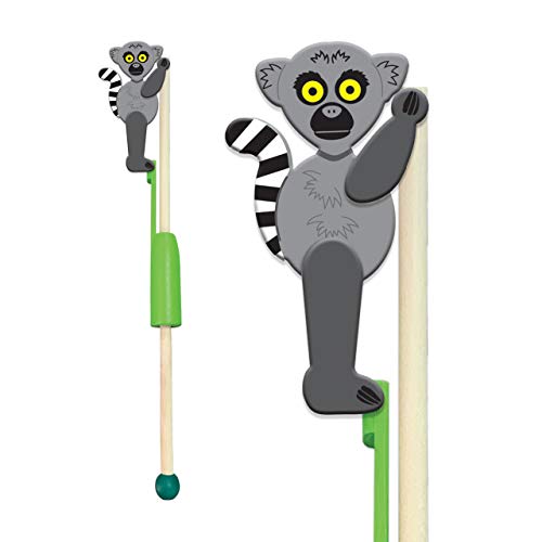Tier Akrobaten - Lemur von Deluxebase. EIN traditioneles Weltraum Holzspielzeug für (Klein-) Kinder. von Animal Acrobats