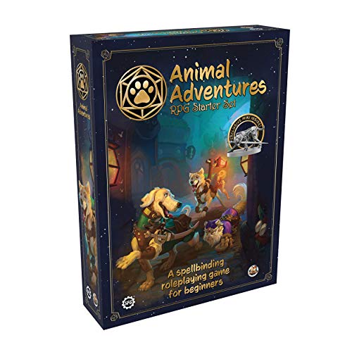 Animal Adventires SFAA-SS - Animal Adventures - Rollplaying Game Starter Set English Version - Einzelstück - Box-Size - Merhfarbig. von Steamforged Games