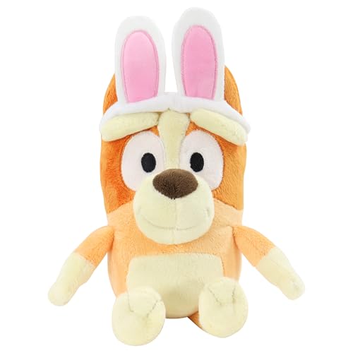 Animal Adventure Bluey | 19,1 cm großes Sammlerstück aus Plüsch | Bingo mit Hasenohren-Stirnband von Animal Adventure