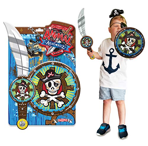 Animal Armouriez - Pirat von Deluxebase. Kinder Schaumstoff Fantasie Schwert und Schild Spielzeug Set von Animal Armouriez
