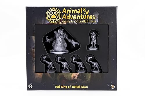Steamforged Animal Adventures: Secrets of Gullet Cove – Rat King of Gullet Cove, RPG Feind Miniaturen für Rollenspiele, Tischspiele, fertig zum Malen oder Spielen, 5e Dungeon Crawl Campaign kompatibel von Steamforged Games