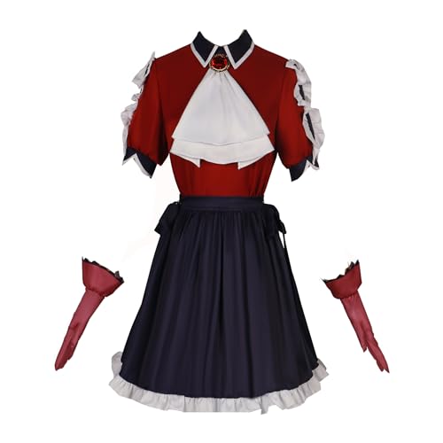 Anime Oshi No Ko Cosplay Kostüm Kana Für Halloween Outfits Mädchen Rote Schuluniform Party (Rot, Maßanfertigung) von Animationart