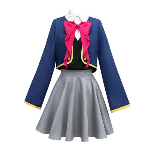 Anime Oshi No Ko Hoshino Rubii Cosplay Kostüm Jacke Uniformen Rubin Frauen Halloween Outfit (Blau, Large) von Animationart