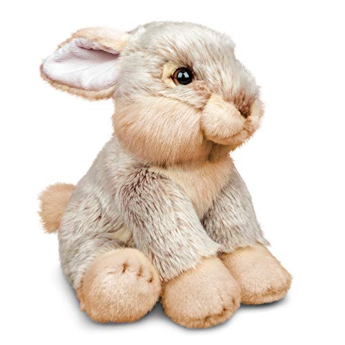 Animigos 37236 Plüschtier Kaninchen hellbraun, Stofftier im realistischen Design, kuschelig weich, ca. 23 cm groß von Animigos
