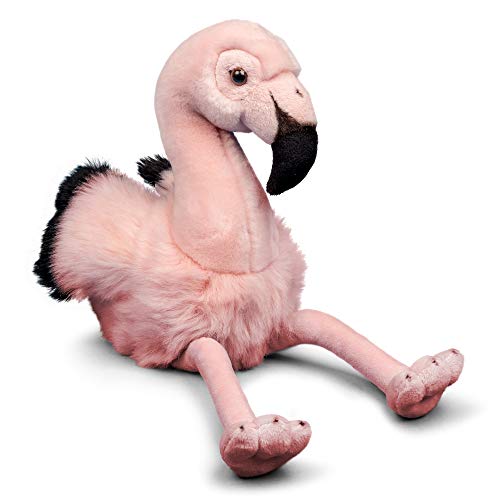 Animigos Plüschtier Flamingo, Stofftier im realistischen Design, kuschelig weich, ca. 24 cm groß von Animigos