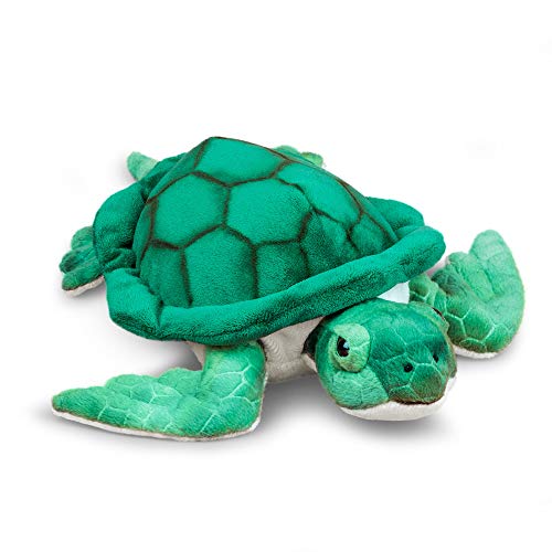 Animigos Plüschtier Schildkröte, Stofftier im realistischen Design, kuschelig weich, ca. 30 cm groß von Tobar