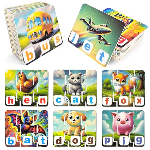 20 selbstkorrigierende Rechtschreib-Puzzles von Animsco