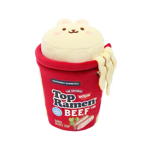 Anirollz 15,2 cm offizielle Stofftier-Plüsch-Nissin-Tassen-Nudel + Top-Ramen, weich, quetschbar, warm, niedlich, bequem, sicher, Kissen mit Puppy Kitty Bunny – Geburtstagsdeko, Abschlussgeschenk – Top Anirollz 15,2 cm offizielle Stofftier-Plüsch-Nissin-Tassen-Nudel + Top-Ramen, weich, quetschbar, warm, niedlich, bequem, sicher, Kissen mit Puppy Kitty Bunny – Geburtstagsdeko, Abschlussgeschenk – Top von Anirollz