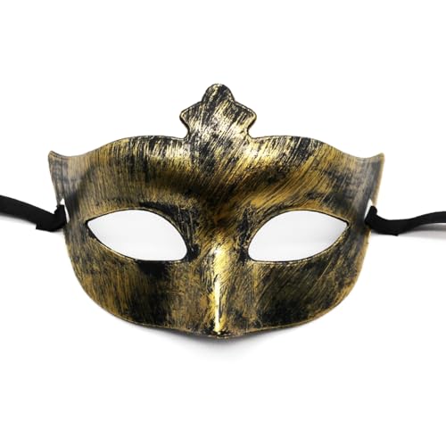 Aniyan Maske Venezianische Maskerade Retro Augenmaske für Damen & Herren, Kunststoff Kostüm Masken für Party, Ball, Karneval, Cosplay & Halloween Aniyan Maske Venezianische Maskerade Retro Augenmaske für Damen & Herren, Kunststoff Kostüm Masken für Party, Ball, Karneval, Cosplay & Halloween von Aniyan