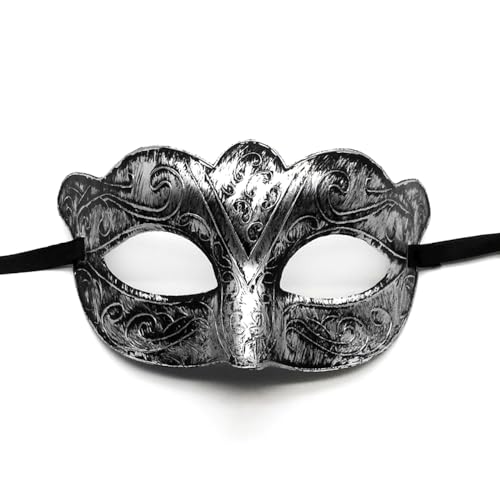 Aniyan Maske Venezianische Maskerade Retro Augenmaske für Damen & Herren, Kunststoff Kostüm Masken für Party, Ball, Karneval, Cosplay & Halloween Aniyan Maske Venezianische Maskerade Retro Augenmaske für Damen & Herren, Kunststoff Kostüm Masken für Party, Ball, Karneval, Cosplay & Halloween von Aniyan