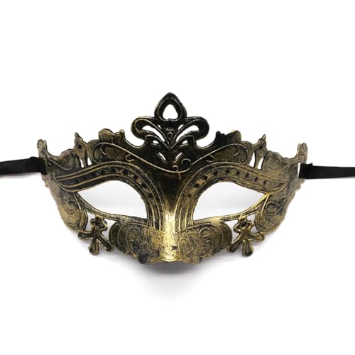 Aniyan Maske Venezianische Maskerade Retro Augenmaske für Damen & Herren, Kunststoff Kostüm Masken für Party, Ball, Karneval, Cosplay & Halloween Aniyan Maske Venezianische Maskerade Retro Augenmaske für Damen & Herren, Kunststoff Kostüm Masken für Party, Ball, Karneval, Cosplay & Halloween von Aniyan