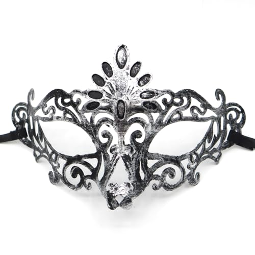 Aniyan Maske Venezianische Maskerade Retro Augenmaske für Damen & Herren, Kunststoff Kostüm Masken für Party, Ball, Karneval, Cosplay & Halloween Aniyan Maske Venezianische Maskerade Retro Augenmaske für Damen & Herren, Kunststoff Kostüm Masken für Party, Ball, Karneval, Cosplay & Halloween von Aniyan