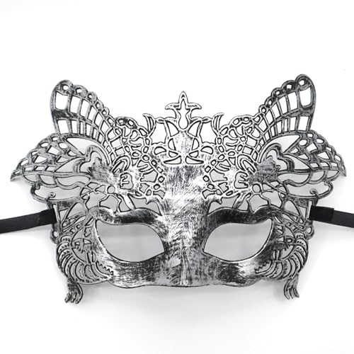 Aniyan Maske Venezianische Maskerade Retro Augenmaske für Damen & Herren, Kunststoff Kostüm Masken für Party, Ball, Karneval, Cosplay & Halloween Aniyan Maske Venezianische Maskerade Retro Augenmaske für Damen & Herren, Kunststoff Kostüm Masken für Party, Ball, Karneval, Cosplay & Halloween von Aniyan