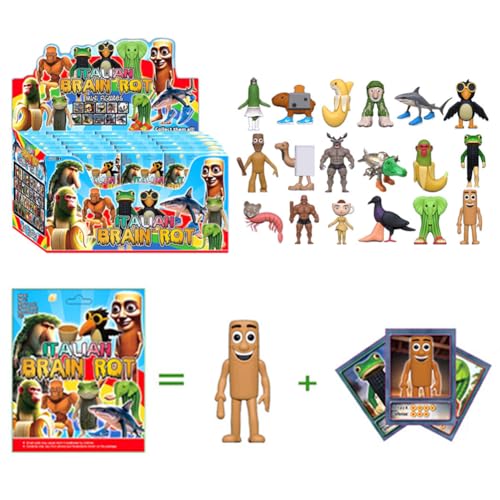24 Pcs Brainrot Animals Mini Figuren Set Tung Tung Tung Sahur Figur Q Ver. Modell Tralalelo Tralala Actionfiguren Wohnkultur Geschenk 8,9-10,2 cm 24 Pcs Brainrot Animals Mini Figuren Set Tung Tung Tung Sahur Figur Q Ver. Modell Tralalelo Tralala Actionfiguren Wohnkultur Geschenk 8,9-10,2 cm von Anjinguang