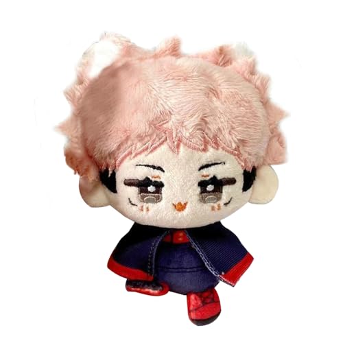 Anime JJK Plüschfiguren, 12 cm, niedliches Gojo Satoru/Geto Suguru/Itadori Yuji, weiches gefülltes Mini-Kissen, Anime-Figur, Anhänger, Taschenzubehör Anime JJK Plüschfiguren, 12 cm, niedliches Gojo Satoru/Geto Suguru/Itadori Yuji, weiches gefülltes Mini-Kissen, Anime-Figur, Anhänger, Taschenzubehör von Anjinguang