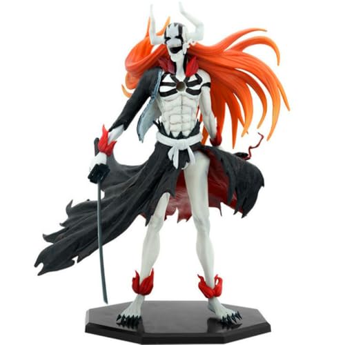 Anime Kurosaki Ichigo Figure,Blackened Version 33cm Kurosaki Ichigo Action Figur,Standing Pose Model Statue Desktop Decoration Ornament Collection Anime Kurosaki Ichigo Figure,Blackened Version 33cm Kurosaki Ichigo Action Figur,Standing Pose Model Statue Desktop Decoration Ornament Collection von Anjinguang
