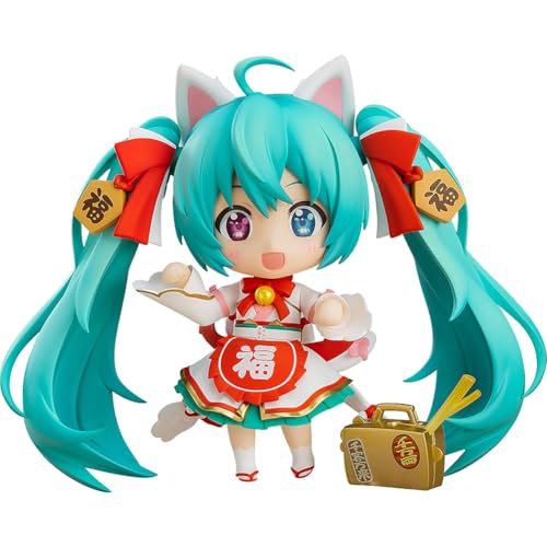 Anime Miku Figur, Bewegliches/Veränderbares Zubehör Miku Actionfigur Statue, Sammelfiguren Desktop Home Decoration 10cm PVC Modell Anime Geschenk Anime Miku Figur, Bewegliches/Veränderbares Zubehör Miku Actionfigur Statue, Sammelfiguren Desktop Home Decoration 10cm PVC Modell Anime Geschenk von Anjinguang