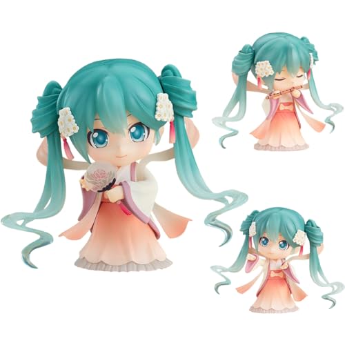 Anime Miku Figure,Movable/Changeable Accessories Hanfu Miku Actionfigur Statue,Collectibles Figuren Desktop Home Decoration 10cm PVC Model Anime Gift Anime Miku Figure,Movable/Changeable Accessories Hanfu Miku Actionfigur Statue,Collectibles Figuren Desktop Home Decoration 10cm PVC Model Anime Gift von Anjinguang