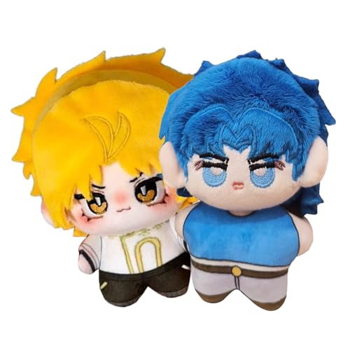 Anime Plüsch-Anhänger Dio Brando/Giorno Giovanna/Jonathan Joestar, weiche gefüllte Figur, niedliches Cartoon-Wurfkissen, Tasche, Zubehör, Dekoration, Geschenk, 10 cm Anime Plüsch-Anhänger Dio Brando/Giorno Giovanna/Jonathan Joestar, weiche gefüllte Figur, niedliches Cartoon-Wurfkissen, Tasche, Zubehör, Dekoration, Geschenk, 10 cm von Anjinguang