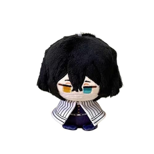 Anime-Plüschfiguren, 12 cm, niedliches Kamado Tanjiro/Kamado Nezuko/Rengoku Kyoujurou, weiches gefülltes Mini-Kissen, Anime-Figur, Anhänger, Taschenzubehör Anime-Plüschfiguren, 12 cm, niedliches Kamado Tanjiro/Kamado Nezuko/Rengoku Kyoujurou, weiches gefülltes Mini-Kissen, Anime-Figur, Anhänger, Taschenzubehör von Anjinguang
